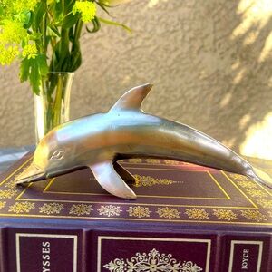 Vintage Brass Dolphin